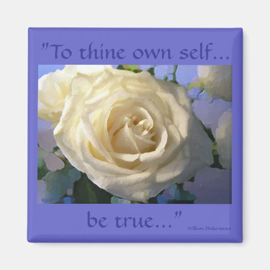 クラシックホワイトマグネット マグネット (正面)