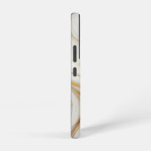 クラシックホワイトマーブルサムスンギャラクシーS22ケース SAMSUNG GALAXYケース (右側面)