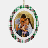 クラシックホワイトリード写真 セラミックオーナメント (右)