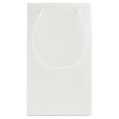 クラシックホワイト カスタム ギフトバッグ (裏面)