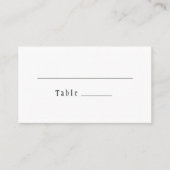 クラシックホワ結婚イト プレイスカード (正面)