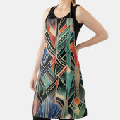 クラシックボホジャジージオメトリックエレガントデザイン エプロン (インサイチュ)