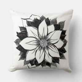 クラシックポインセチア枕 クッション