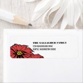 クラシックポインセティアホリデイ ラベル (インサイチュ)