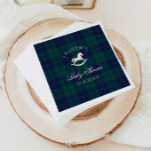 クラシックポロロッキングホースグリーンプライド赤ちゃんシャワー スタンダードカクテルナプキン