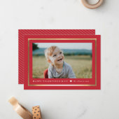 クラシックポートレート写真バレンタインデー ノートカード (正面/裏面インサイチュ)