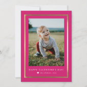 クラシックポートレートPhoto Valentine's Day Note ノートカード (正面)