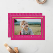 クラシックポートレートPhoto Valentine's Day Note ノートカード (正面/裏面インサイチュ)