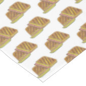 クラシックマイアミキューバサンドイッチハムポークスイスチーズ テーブルクロス (アングル)