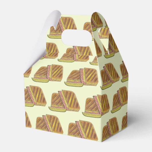 クラシックマイアミキューバサンドイッチハムポークスイスチーズ フェイバーボックス (正面サイド)