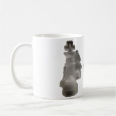 クラシックマグカップの表情「好奇心が猫を殺した」 コーヒーマグカップ (左)