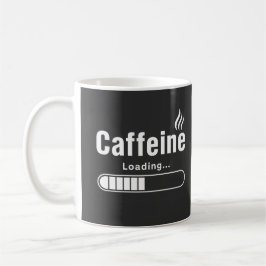クラシックマグカップ – “カフェイン読み込み中…” コーヒーマグカップ
