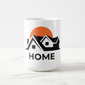 クラシックマグデザインホーム コーヒーマグカップ (中央)