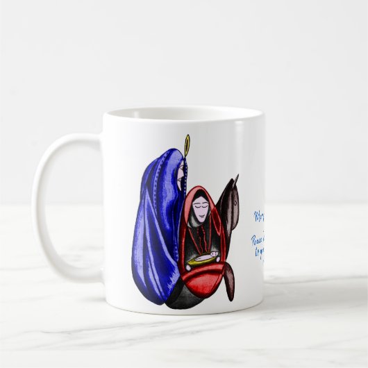 クラシックマグメリークリスマス コーヒーマグカップ (左)