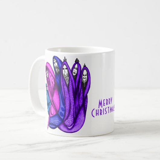 クラシックマグメリークリスマス コーヒーマグカップ (正面左)