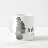 クラシックマグ表現「ダイヤモンドは永遠だ」 コーヒーマグカップ (正面左)