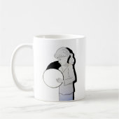 クラシックマグ11オズ コーヒーマグカップ (左)