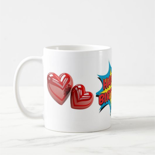 クラシックマグ11オズ コーヒーマグカップ (左)