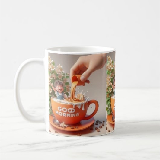 クラシックマグ11オズ コーヒーマグカップ (左)
