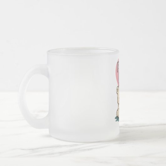 クラシックマグ11オズ。ママラブパーフェクトギフト フロストグラスマグカップ (左)