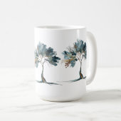 クラシックマグ15オズ – 抽象芸術自然ツリーアートデザイン コーヒーマグカップ (正面右)