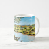 クラシックマグ – '太陽に照らされた平野を測量する' コーヒーマグカップ (正面右)