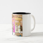 クラシックマグ、11オズコキノカフェマグモントリオール ツートーンマグカップ (正面右)