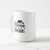 クラシックマグ 15 oz - ベアママの名言 コーヒーマグカップ (正面左)