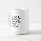 クラシックマグ 15 oz 朝のコーヒー愛好家 コーヒーマグカップ (正面左)