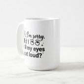 クラシックマグ 15 oz - 気の強い朝のコーヒー好きな人用 コーヒーマグカップ (正面左)