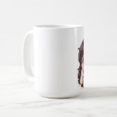 クラシックマグ、330ml コーヒーマグカップ (正面左)