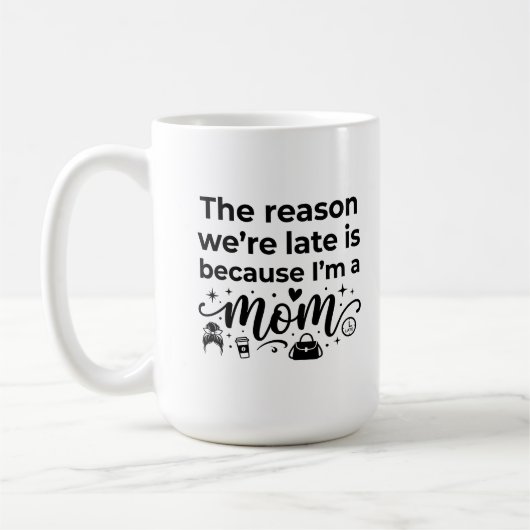 クラシックマグ 470ml 朝のコーヒー名言 コーヒーマグカップ (左)