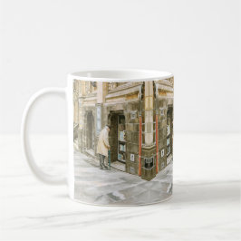 クラシックマグ – 'Old Books' コーヒーマグカップ