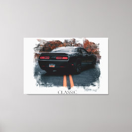 *~*クラシックマッスルカーアンティーク旧 キャンバスプリント
