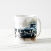クラシックマッスルカー コーヒーマグカップ (正面右)