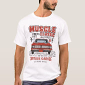 クラシックマッスルカー Tシャツ (正面)