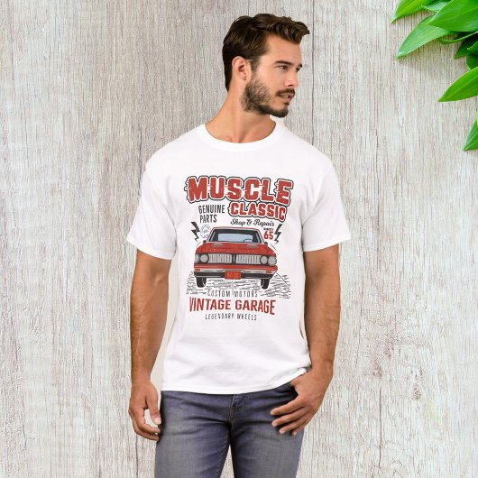 クラシックマッスルカー Tシャツ