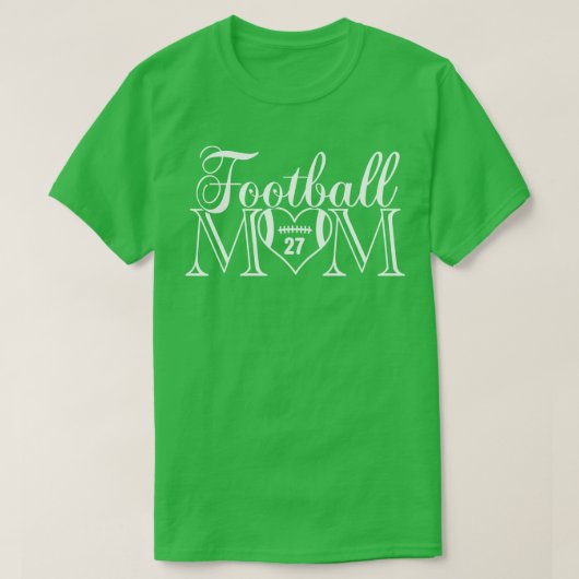 クラシックママ27その子ジャージー番号27 Tシャツ (デザイン正面)