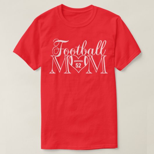 クラシックママ52この子ジャージー番号 Tシャツ (デザイン正面)