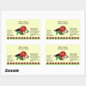 クラシックマリナラソース長方形のJARラベル 長方形シール (シート)