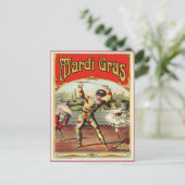 クラシックマルディグラスハラキン ポストカード (スタンド正面)