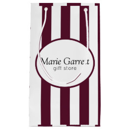 クラシックマルーストライプン スモールペーパーバッグ