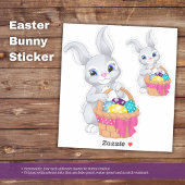 クラシックマンガ復活祭バニーのシール シール