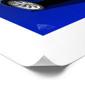 クラシックミニクーパーポスターイラストレーション ポスター (角)