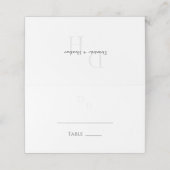 クラシックミニマリストのエレガ結婚ンス プレイスカード (外部開封)
