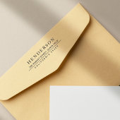 クラシックミニマリストの姓差出人住所 セルフインキングスタンプ