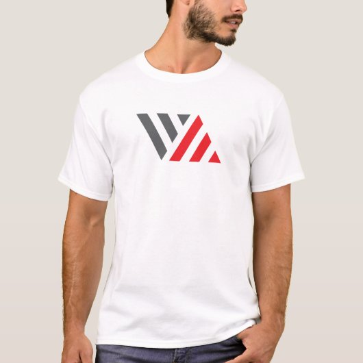クラシックミニマルイニシャルVAモノグラム Tシャツ (正面)