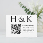 クラシックミニマルオールドマネーエステシンプルィティ結婚ス エンクロージャーカード (スタンド正面)