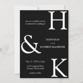 クラシックミニマルオールドマネーエステシンプルィティ結婚ス 招待状 (正面)