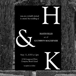 クラシックミニマルオールドマネーエステシンプルィティ結婚ス 招待状